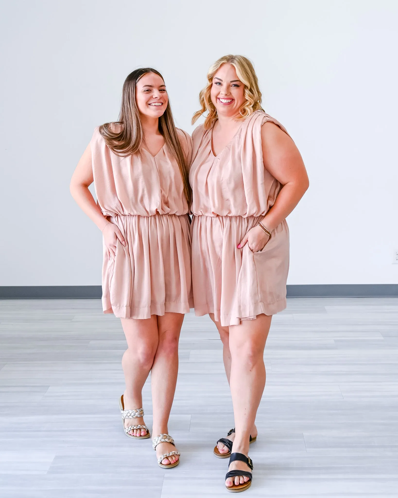 Goddess Rose Gold Romper