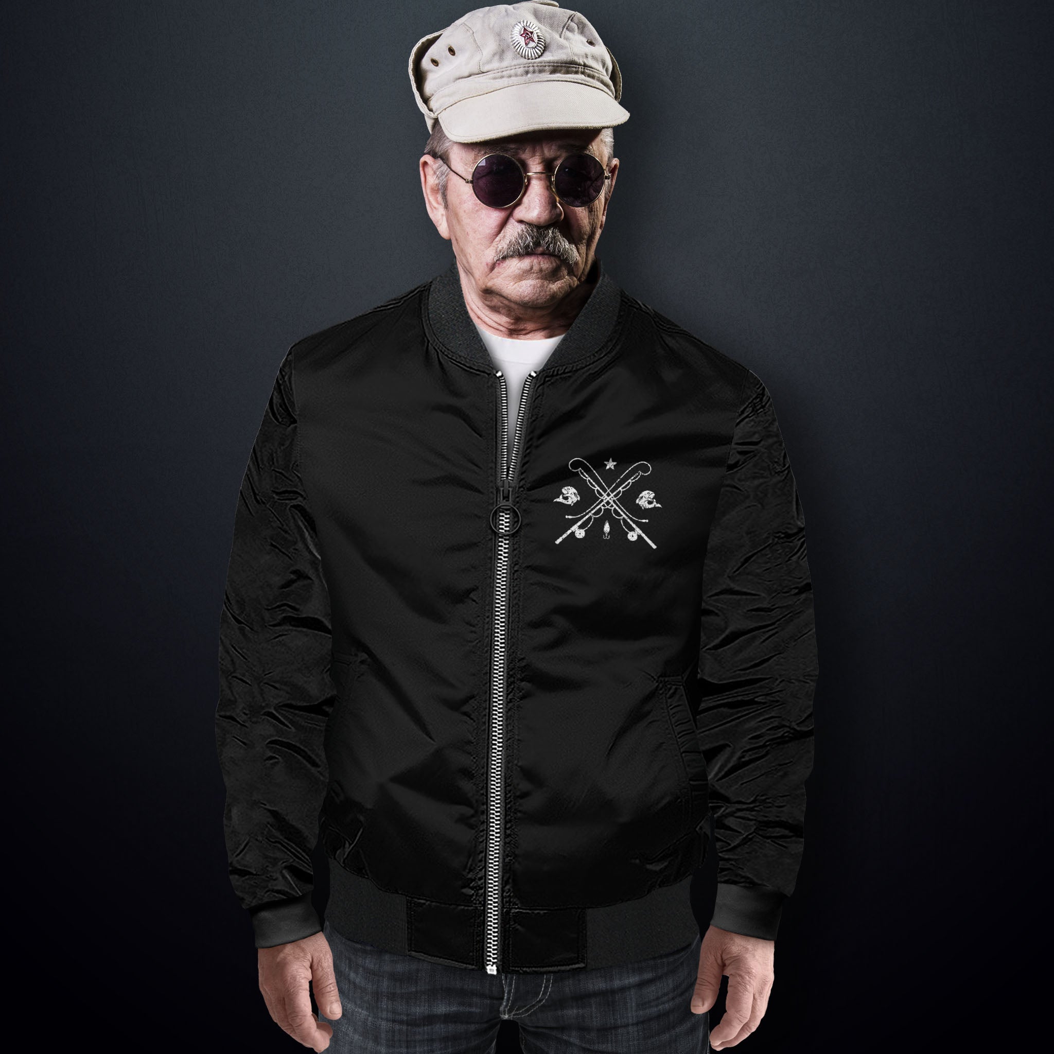 Grumpy Old Fisherman Bomber Jacket