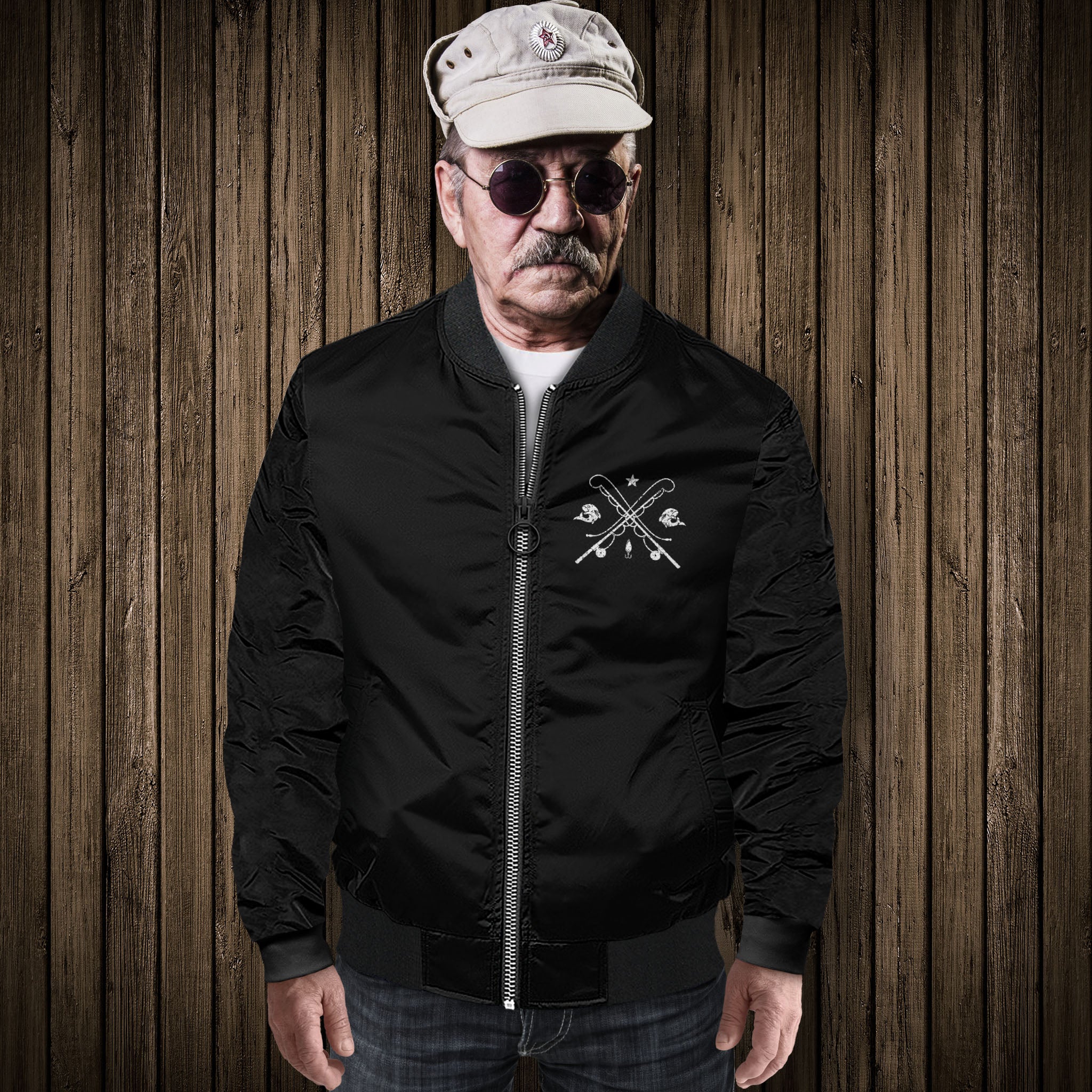 Grumpy Old Fisherman Bomber Jacket