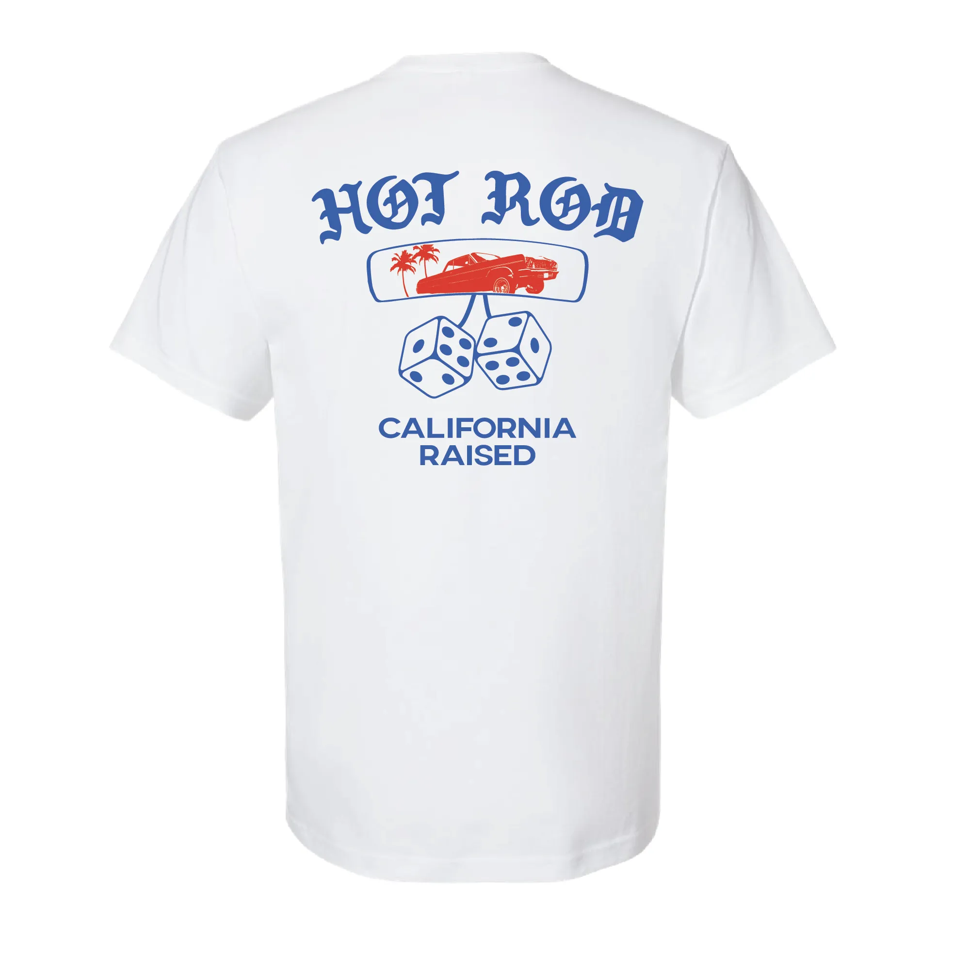 HOT ROD SHOP TEE CALI LOW LOW (WHITE)