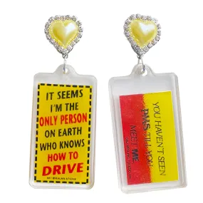 How To Drive 80's Charm Earrings