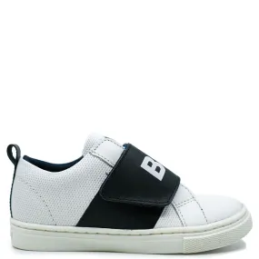 Hugo Boss Navy and White Velcro Baby Sneaker