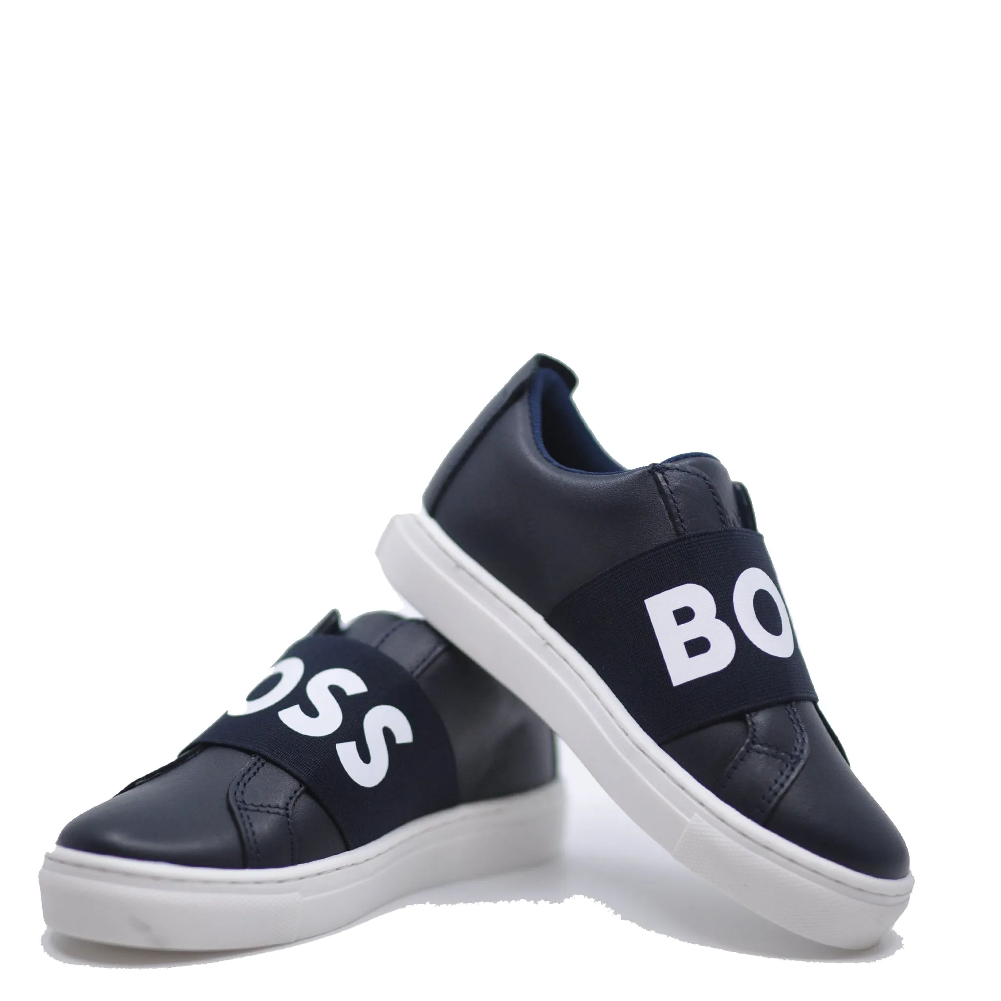 Hugo Boss Navy Elastic Logo Sneaker