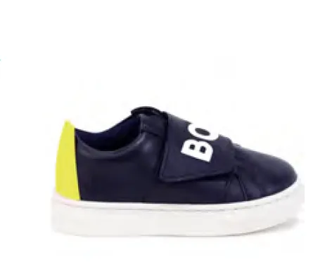 Hugo Boss Navy Velcro Baby Sneaker