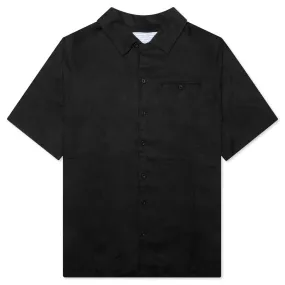 I Tried Button Up Shirt - Black