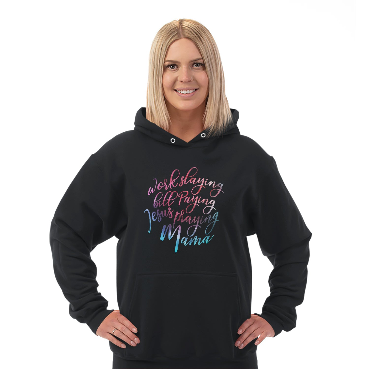 Jesus Praying Mama Hoodie