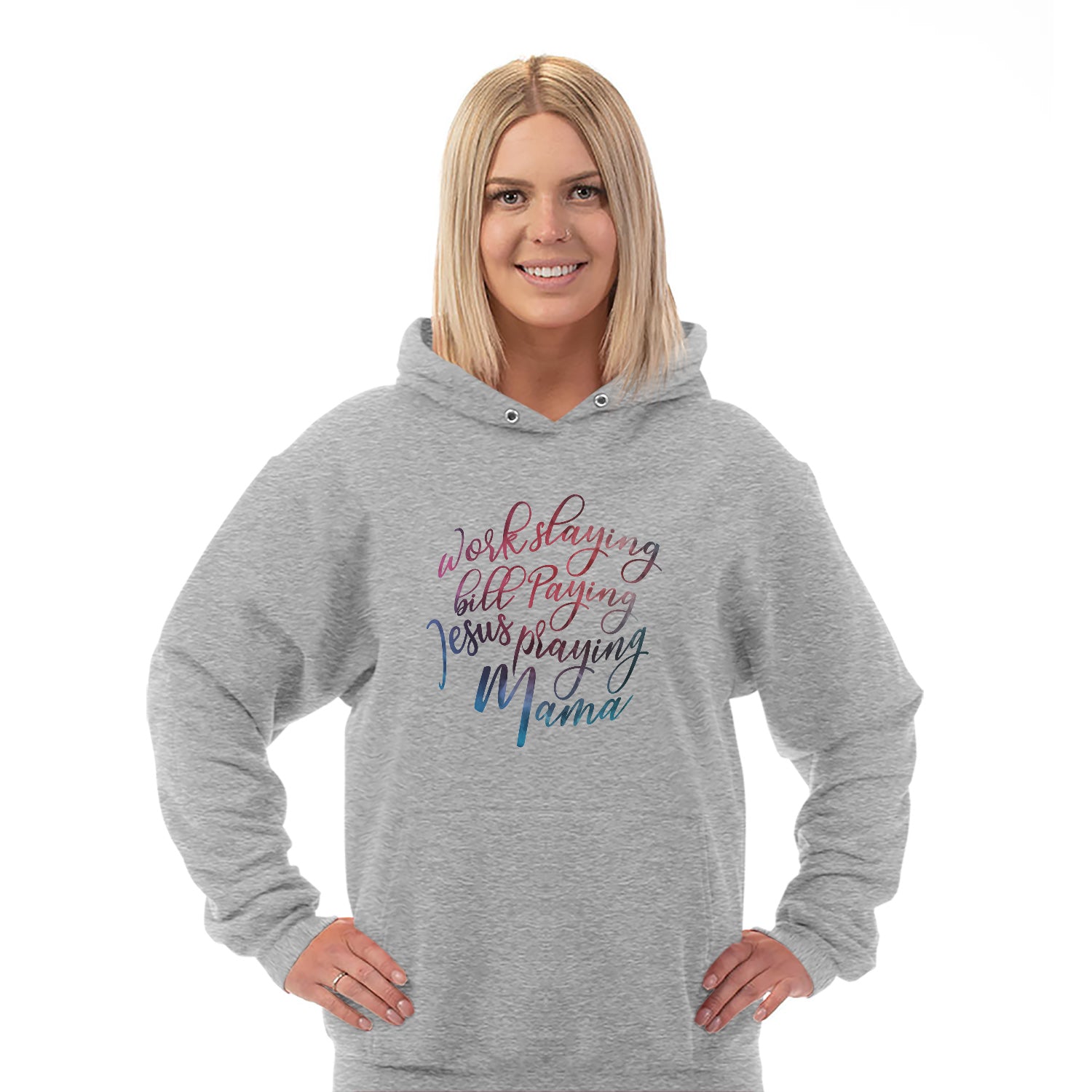 Jesus Praying Mama Hoodie