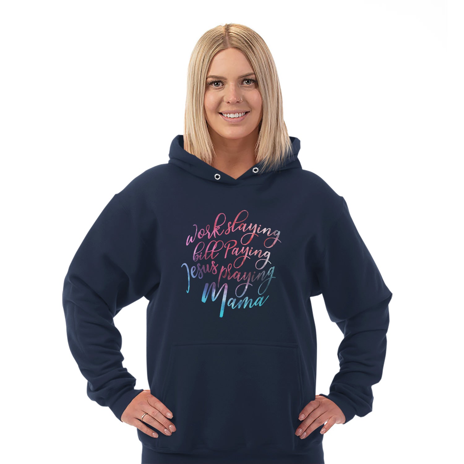 Jesus Praying Mama Hoodie