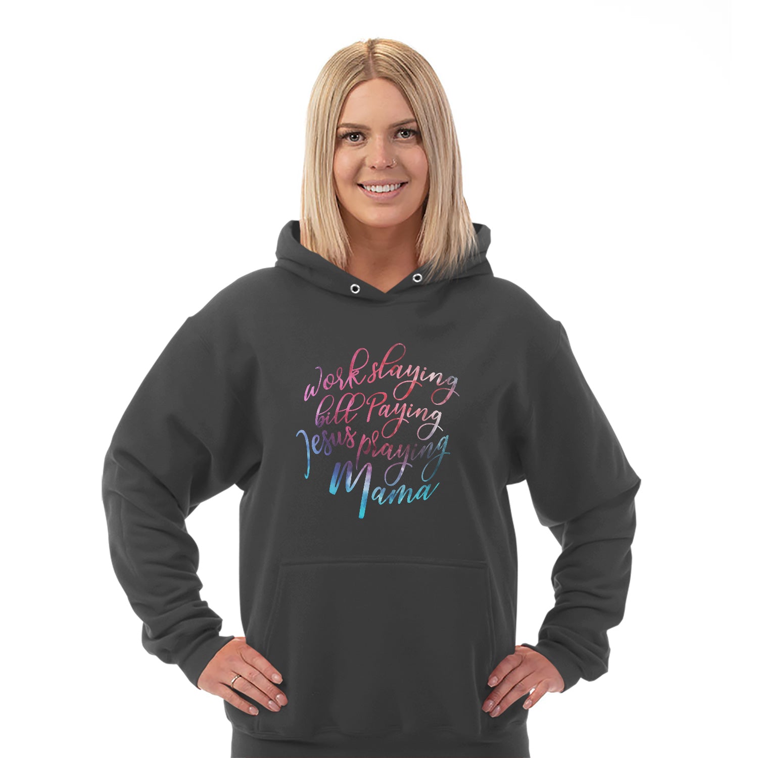 Jesus Praying Mama Hoodie