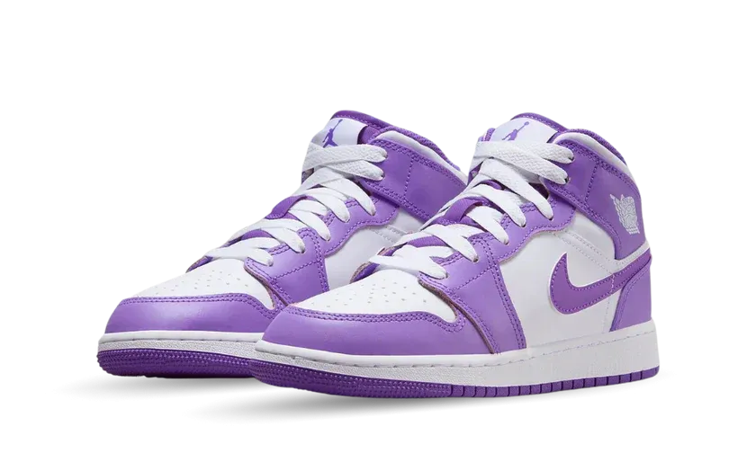 Jordan 1 Mid GS 'Purple Venom'