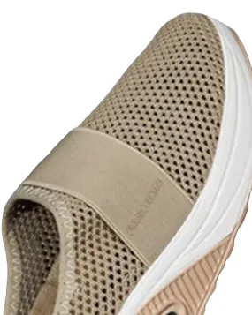 Khaki Band Slip-On Women's Sneaker