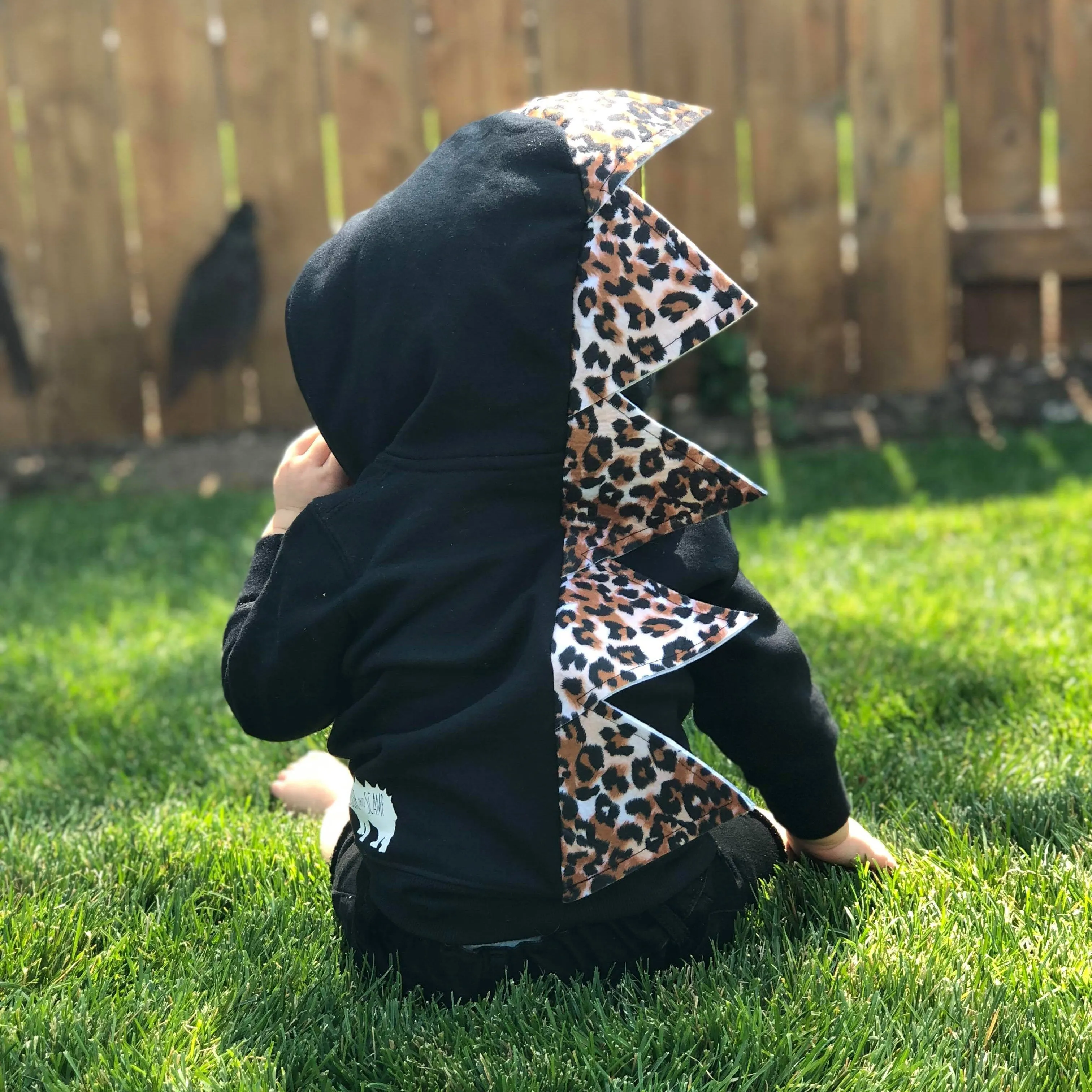 Kids Fashion Dinosaur Hoodie - Cheetahsaurus