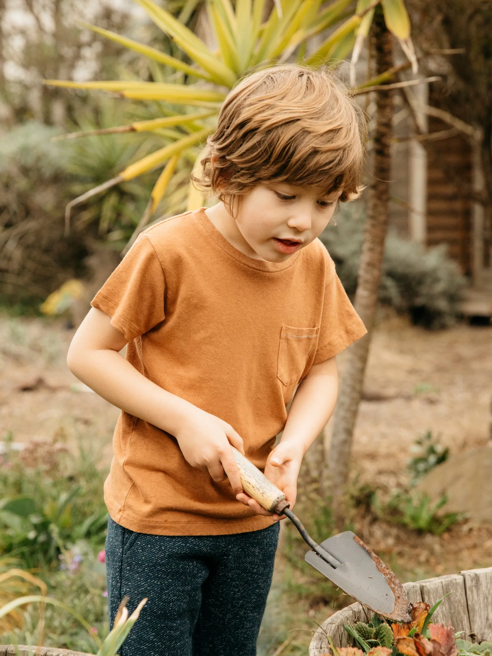 Kids Hemp Pocket Tee