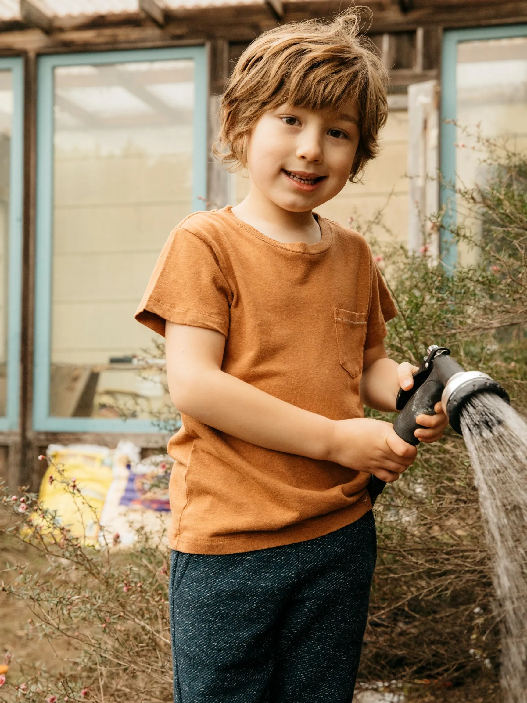 Kids Hemp Pocket Tee