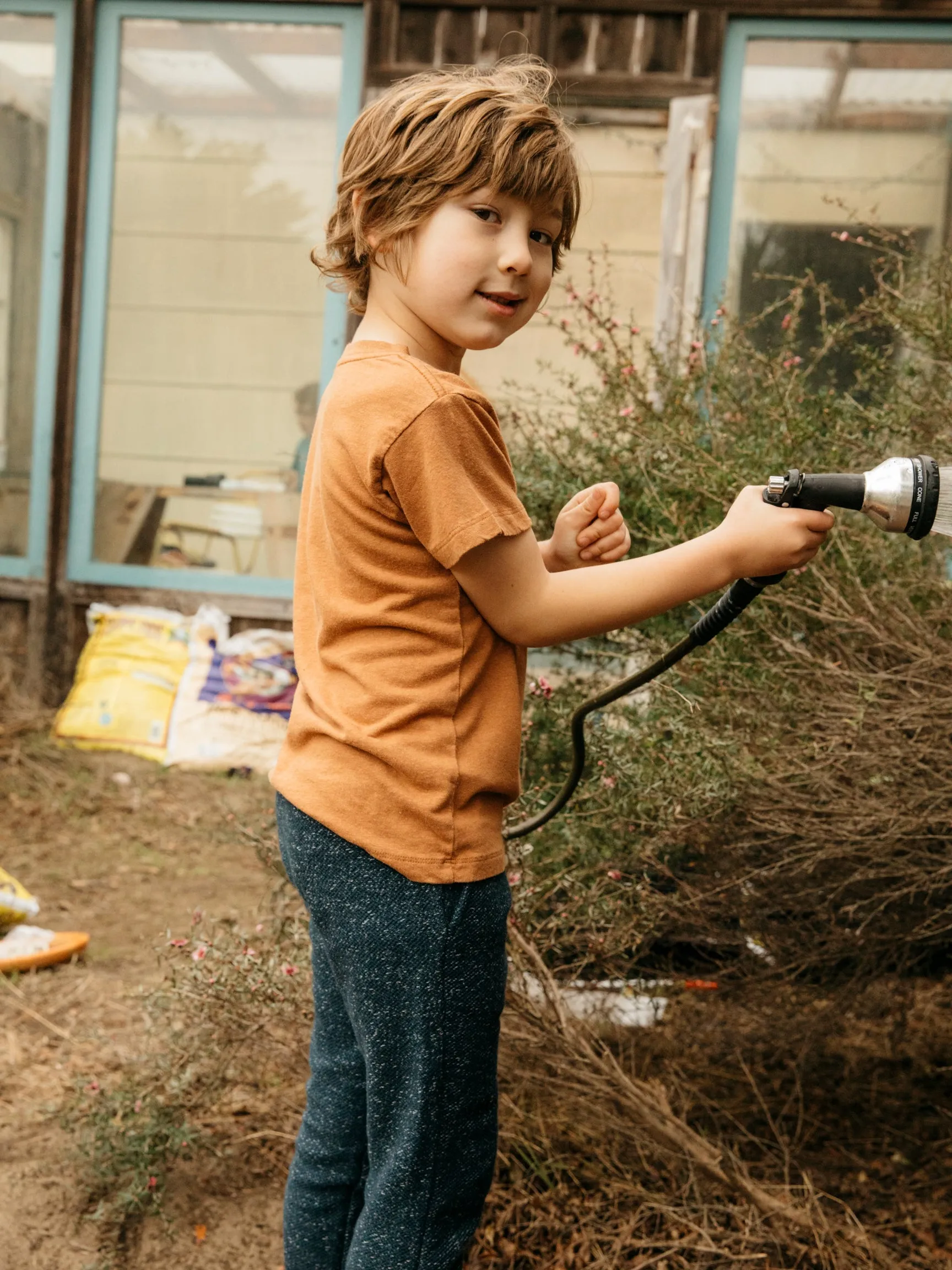 Kids Hemp Pocket Tee