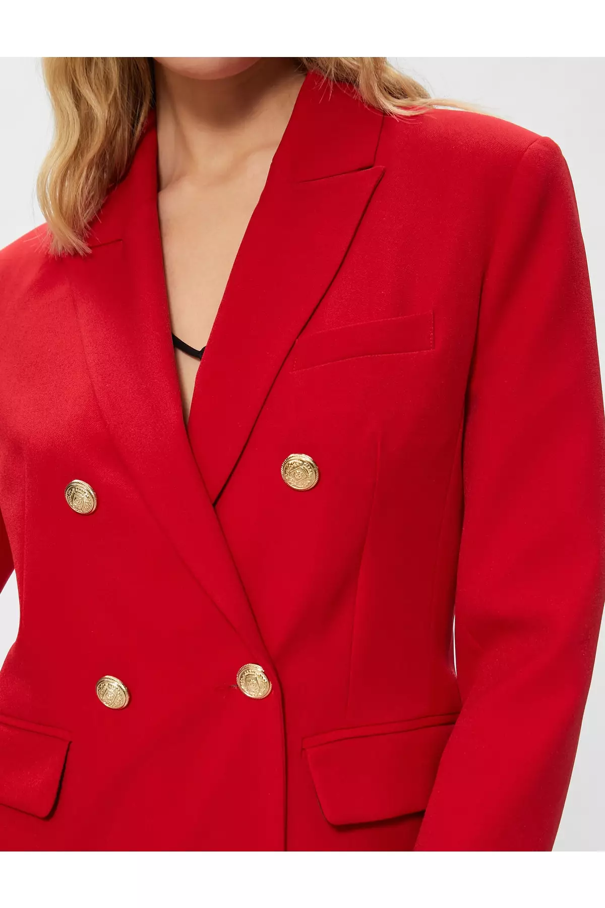 KOTON Double Breasted Blazer Jacket