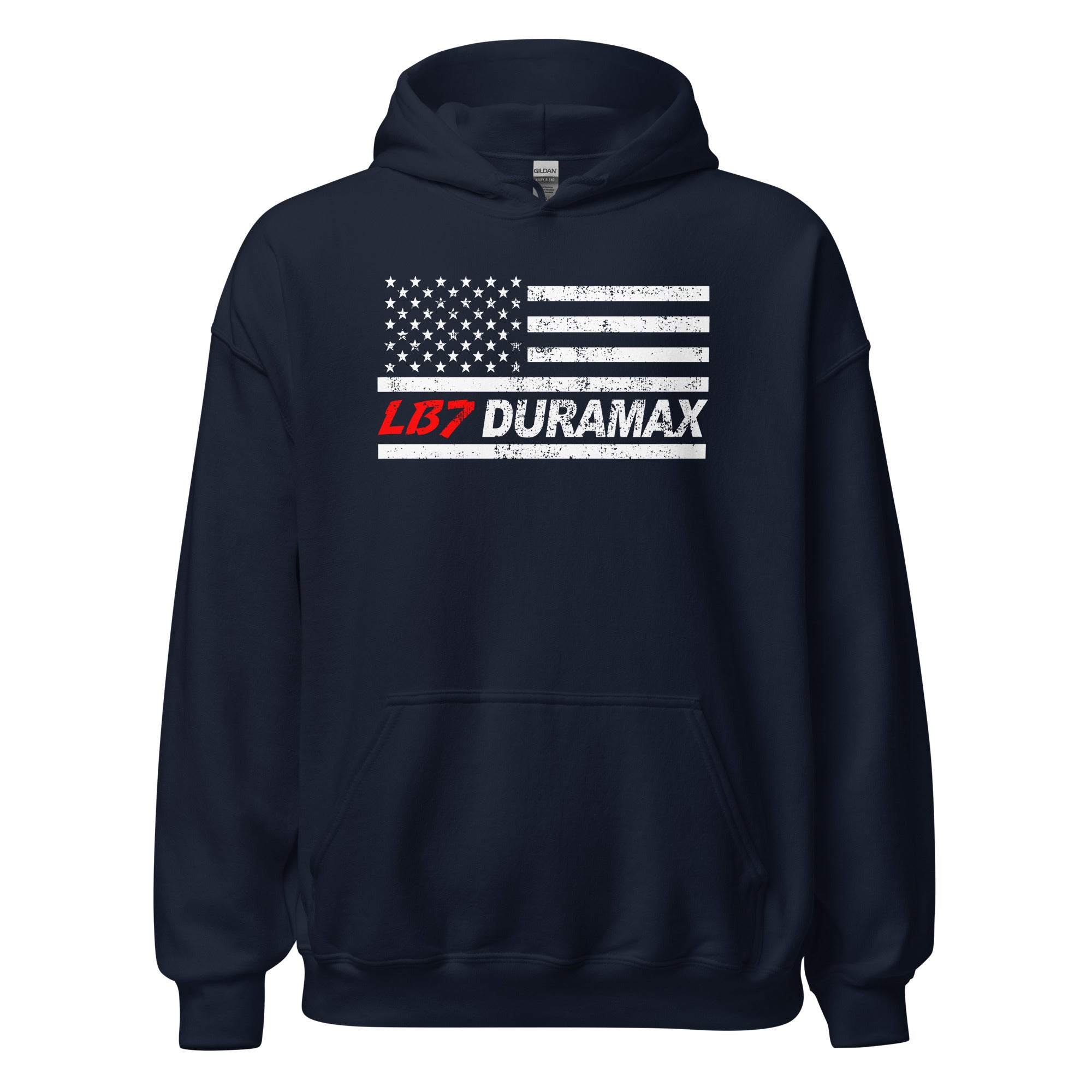 LB7 American Flag Duramax Hoodie Sweatshirt