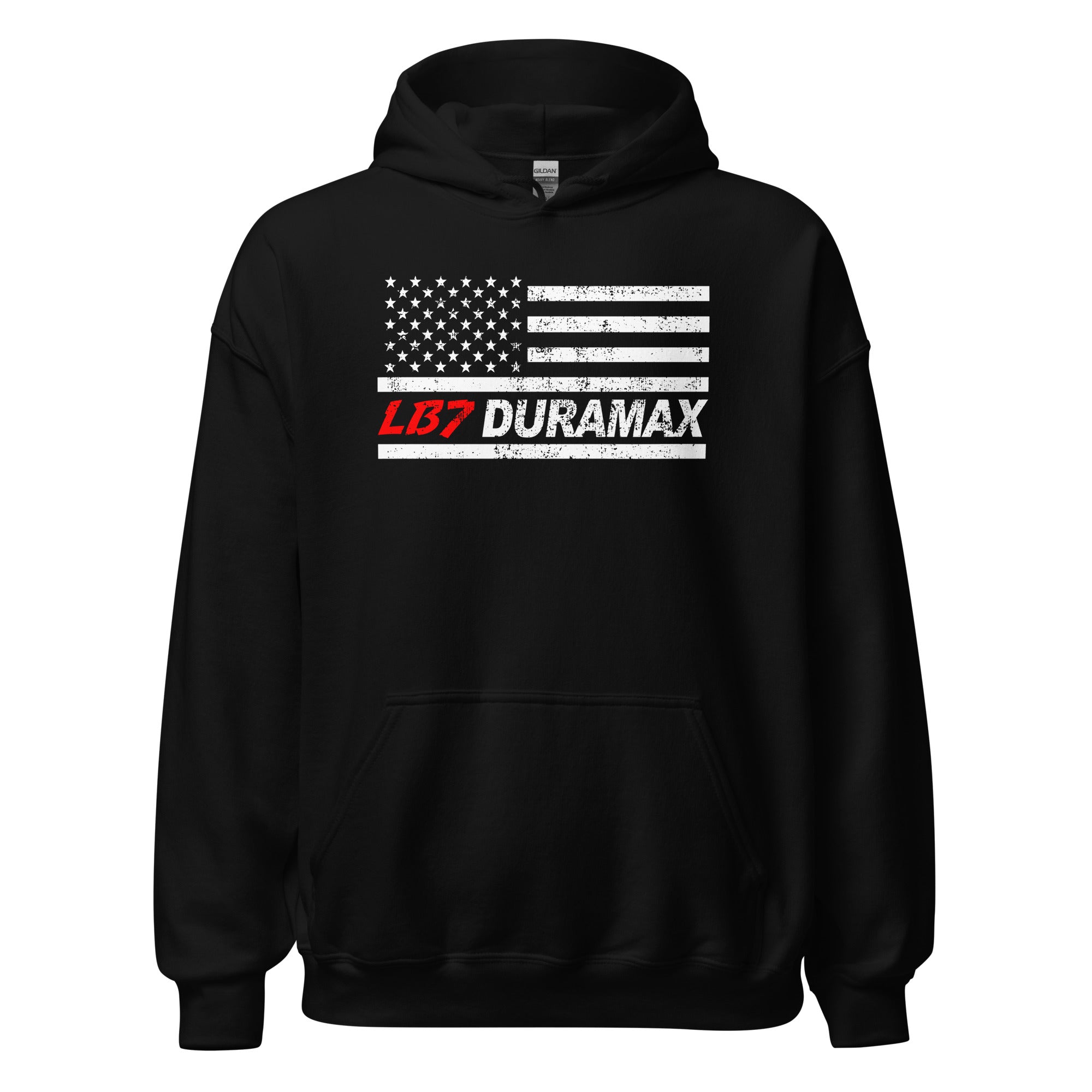 LB7 American Flag Duramax Hoodie Sweatshirt