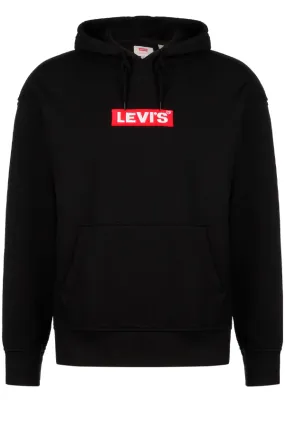 Levi's Boxtab Logo Hoodie Black