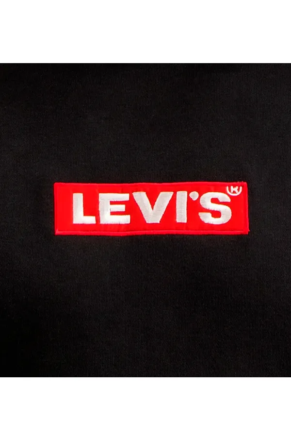 Levi's Boxtab Logo Hoodie Black