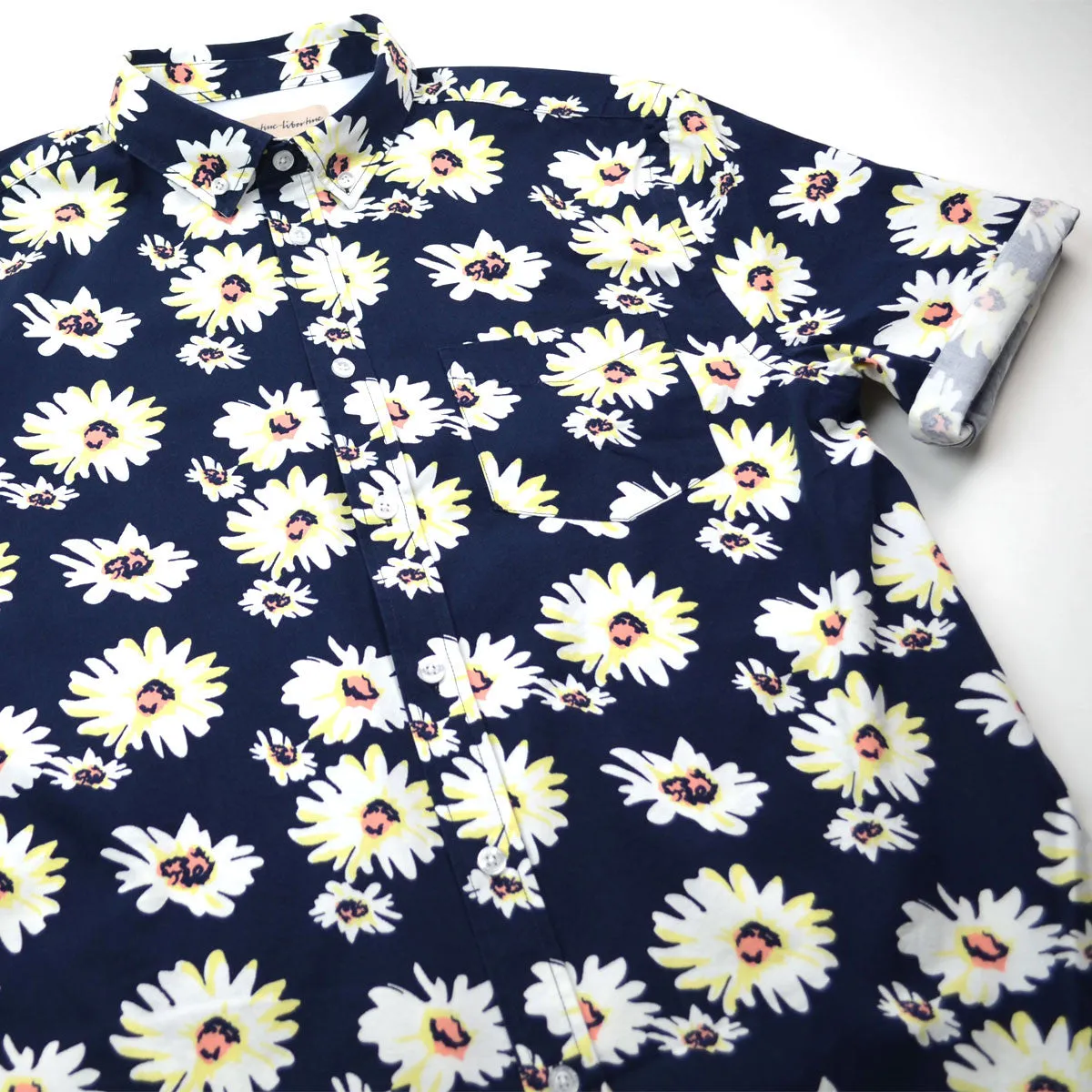 Libertine-Libertine - Hunter Short-Sleeve Shirt Ark - AOP Flowers