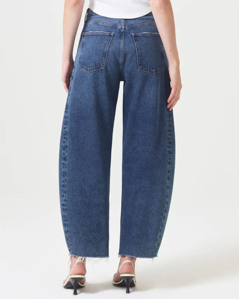 Luna High Rise Pieced Taper Jean in Control