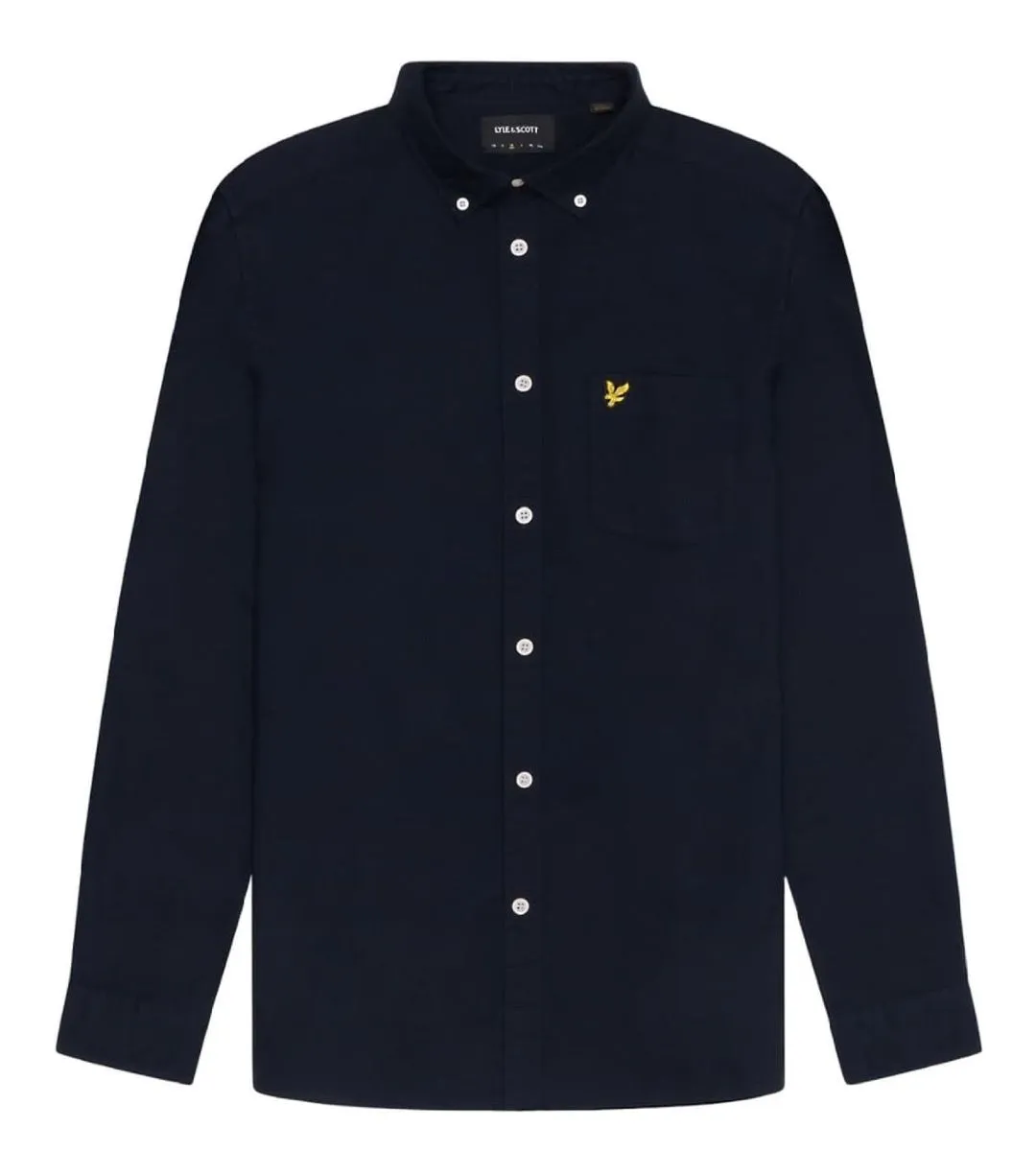 Lyle & Scott Oxford Long Sleeve Shirt Dark Navy