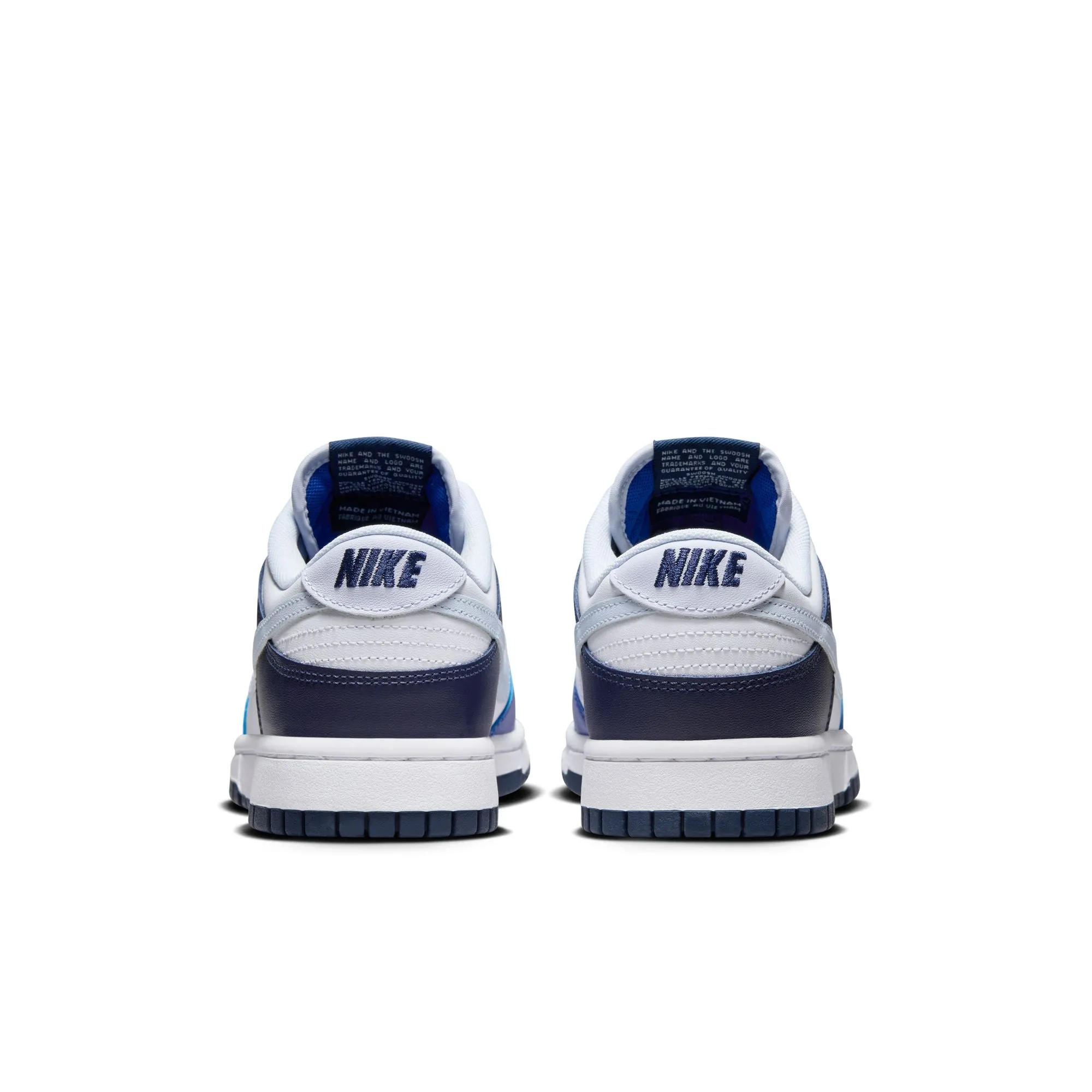 Men's Nike Dunk Low-WHITE/FOOTBALL GREY-GAME ROYAL