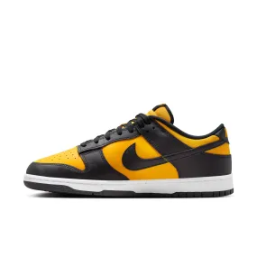 Men's Nike Dunk Low- BLACK/UNIVERSITY GOLD-WHITE