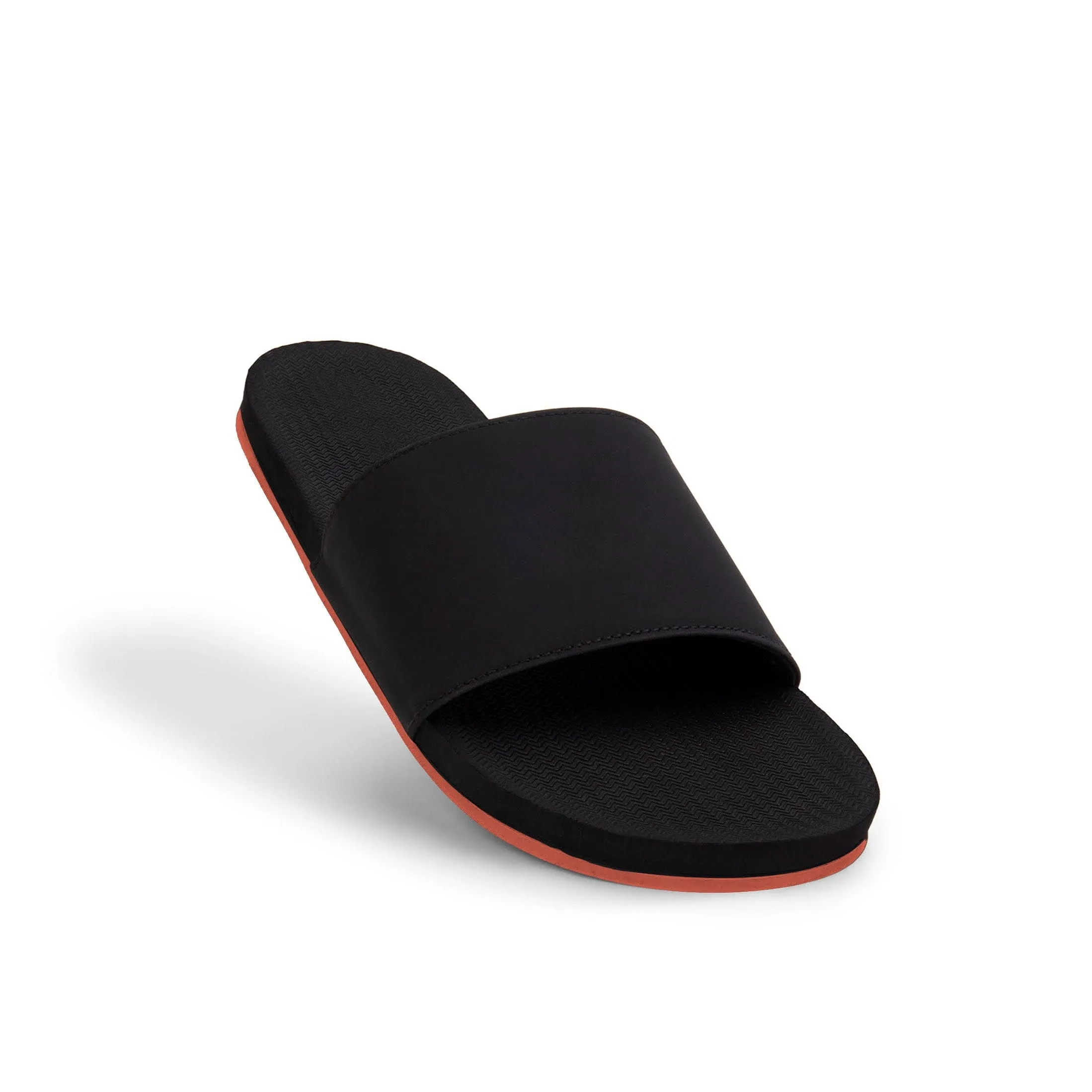 Men’s Slide Sneaker Sole - Orange Sole/Black