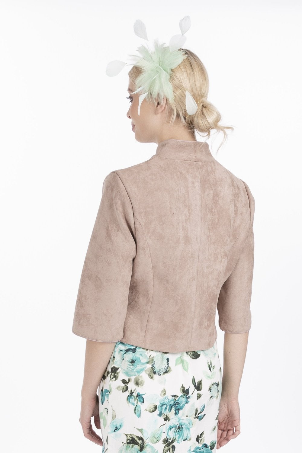 Mocha Faux Suede Jacket