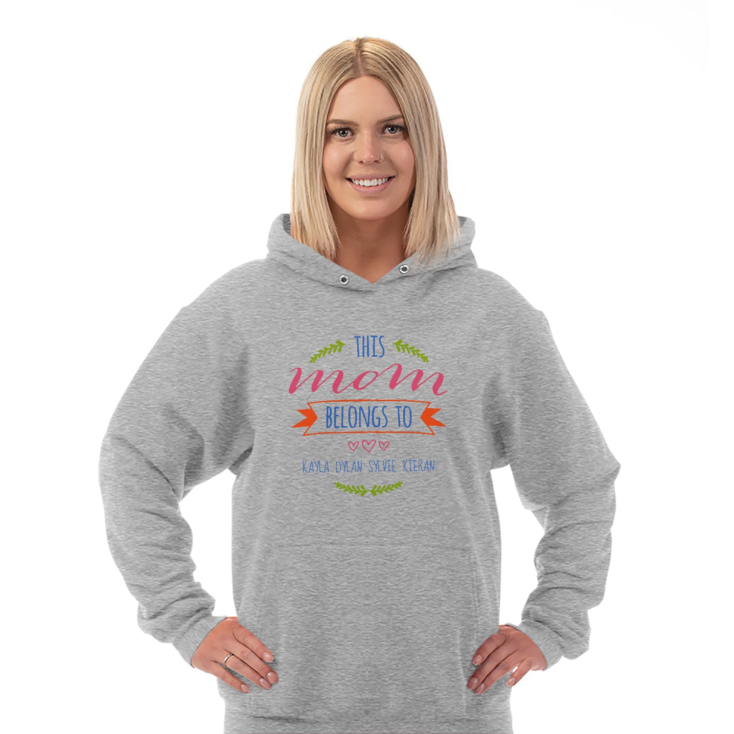 Mom Belongs To Personalized Hoodie