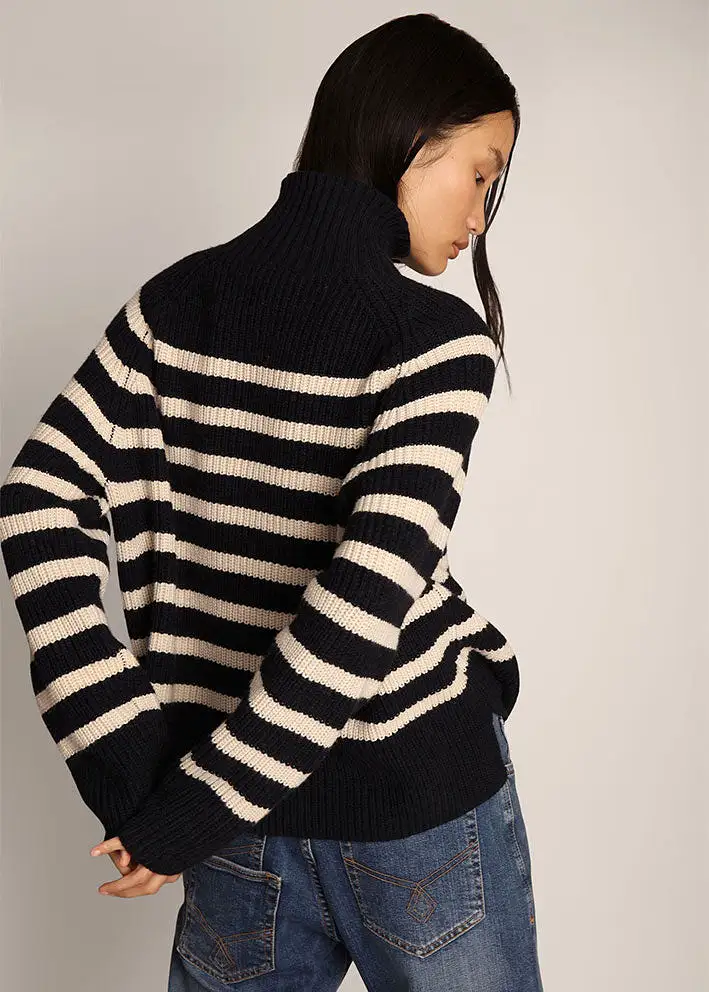 Munthe Arissa Sweater - Navy Stripe