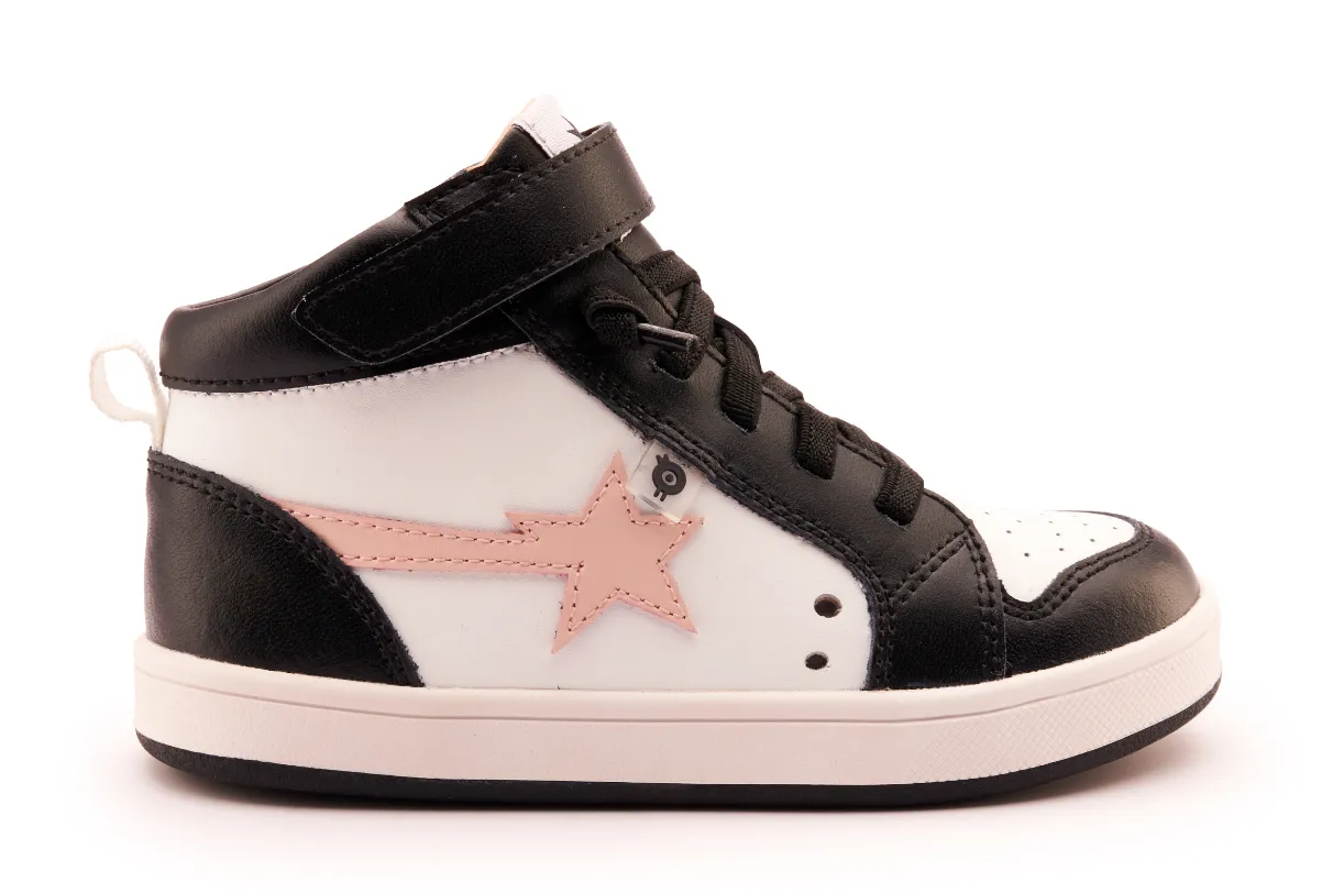 Old Soles Powder Pink Star Hi Top Sneaker