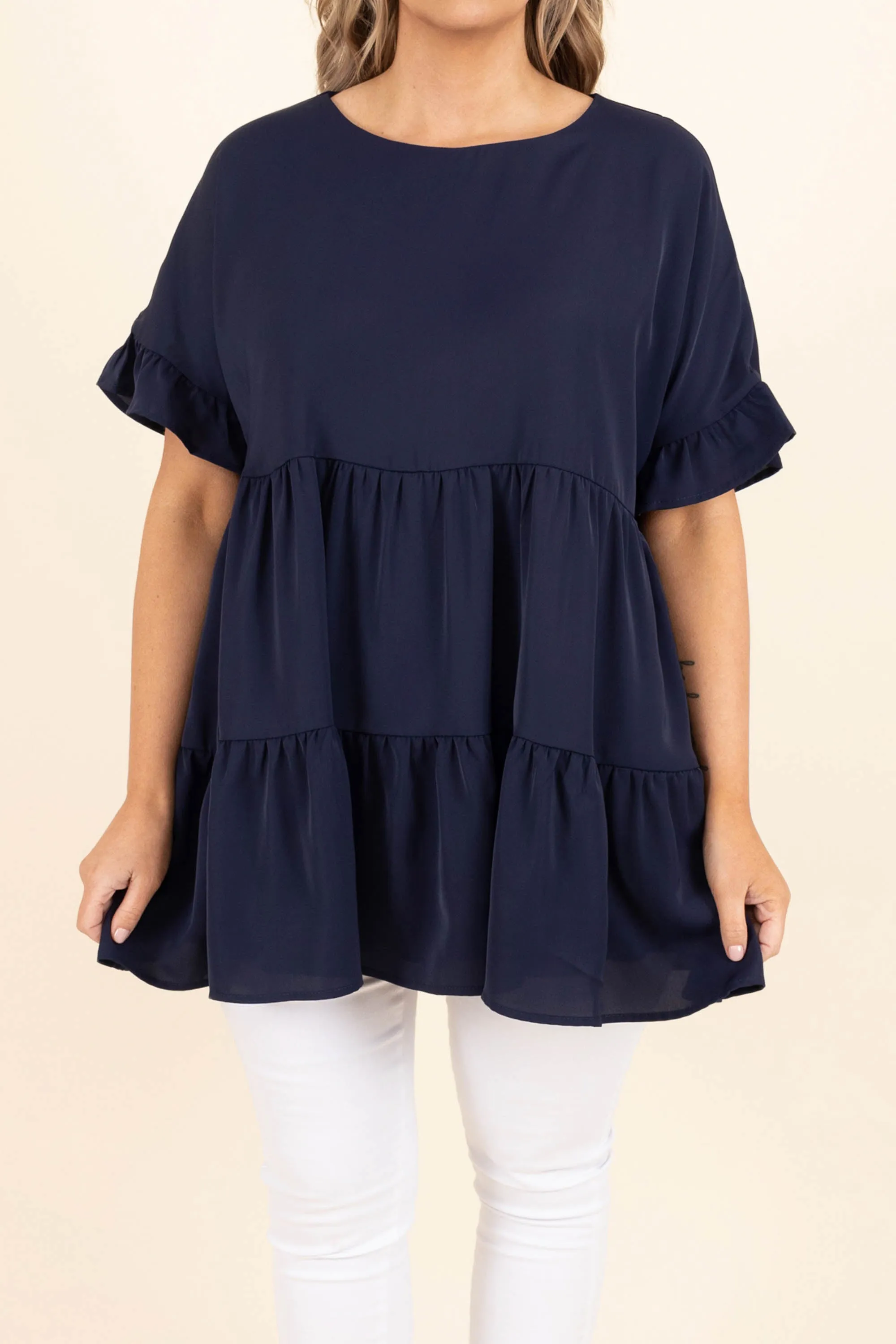 Only In Your Dreams Top, Navy