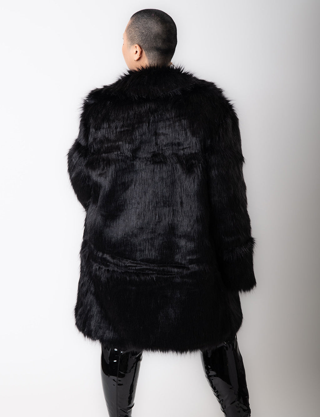 ONYX FAUX FUR JACKET  MADE 4 U 