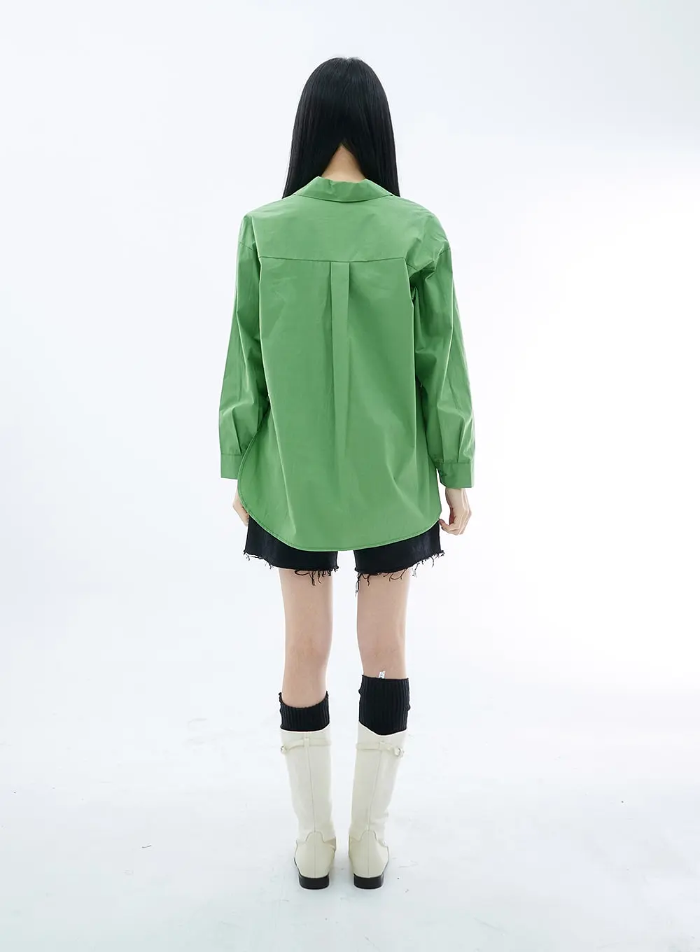 Oversize Long Sleeve Shirt OO04