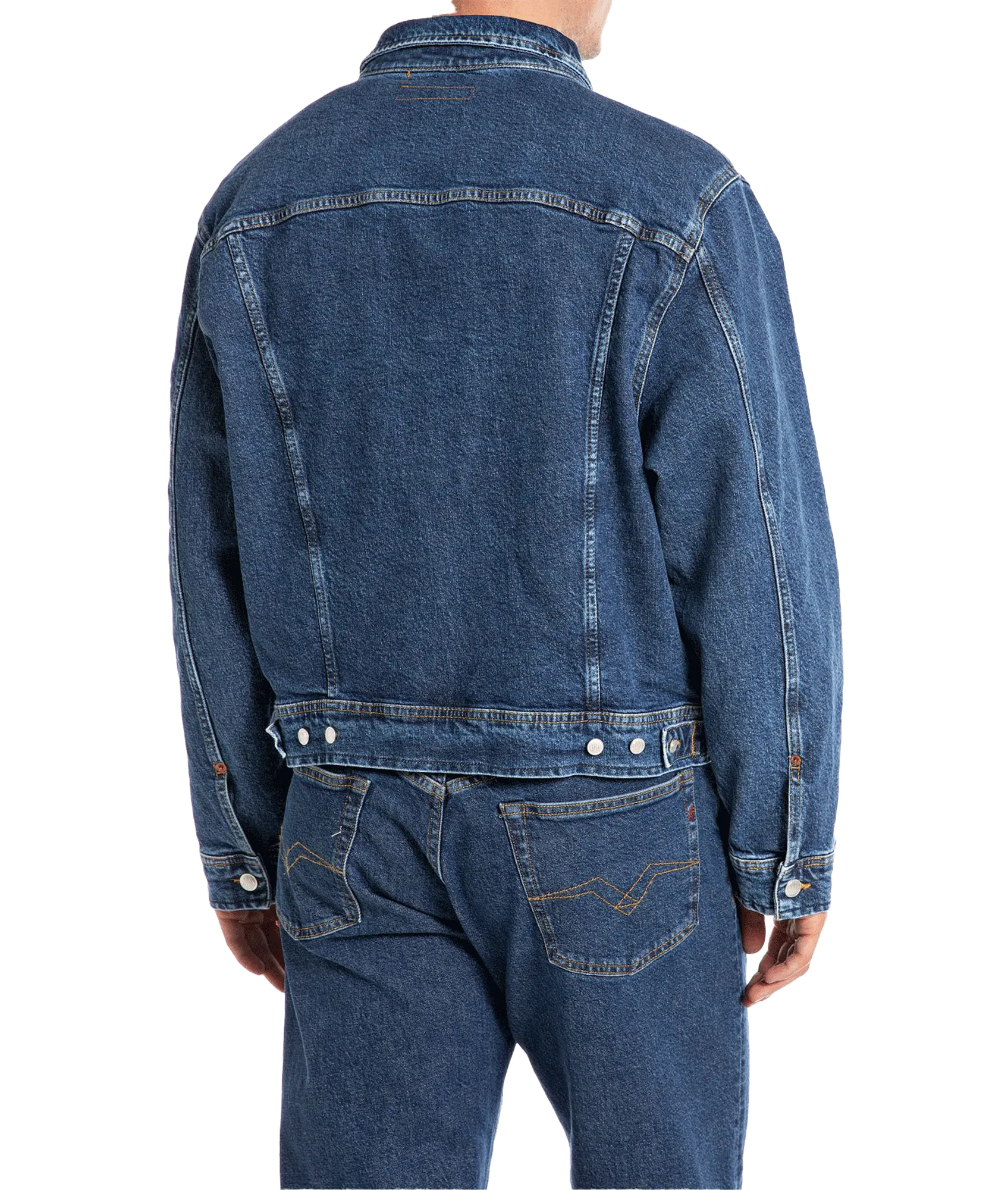 Oversized Denim Jacket - Blue