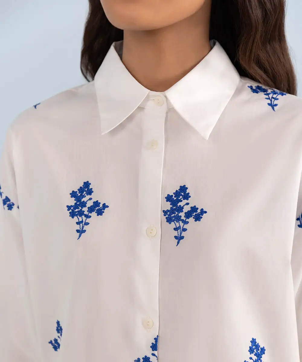 Oversized Embroidered Shirt