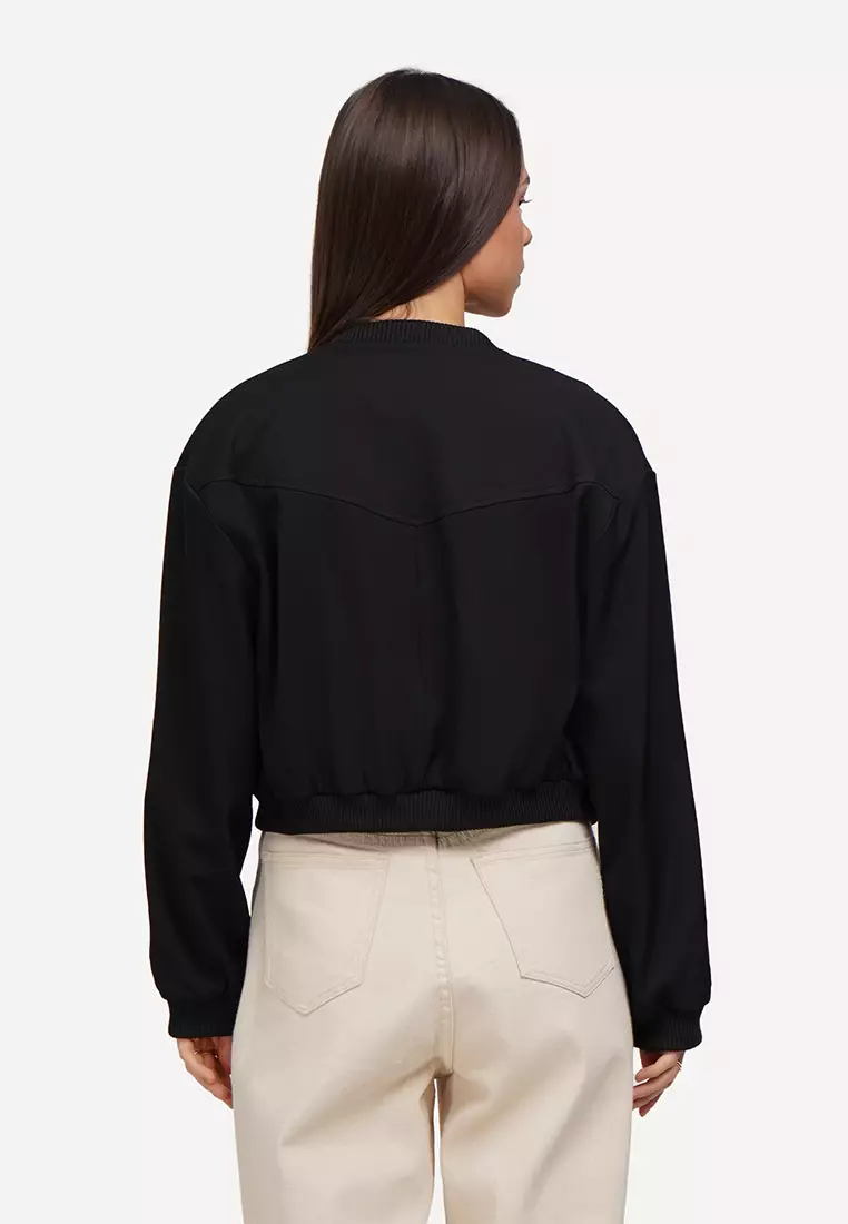 OXGN Cropped Bomber Jacket