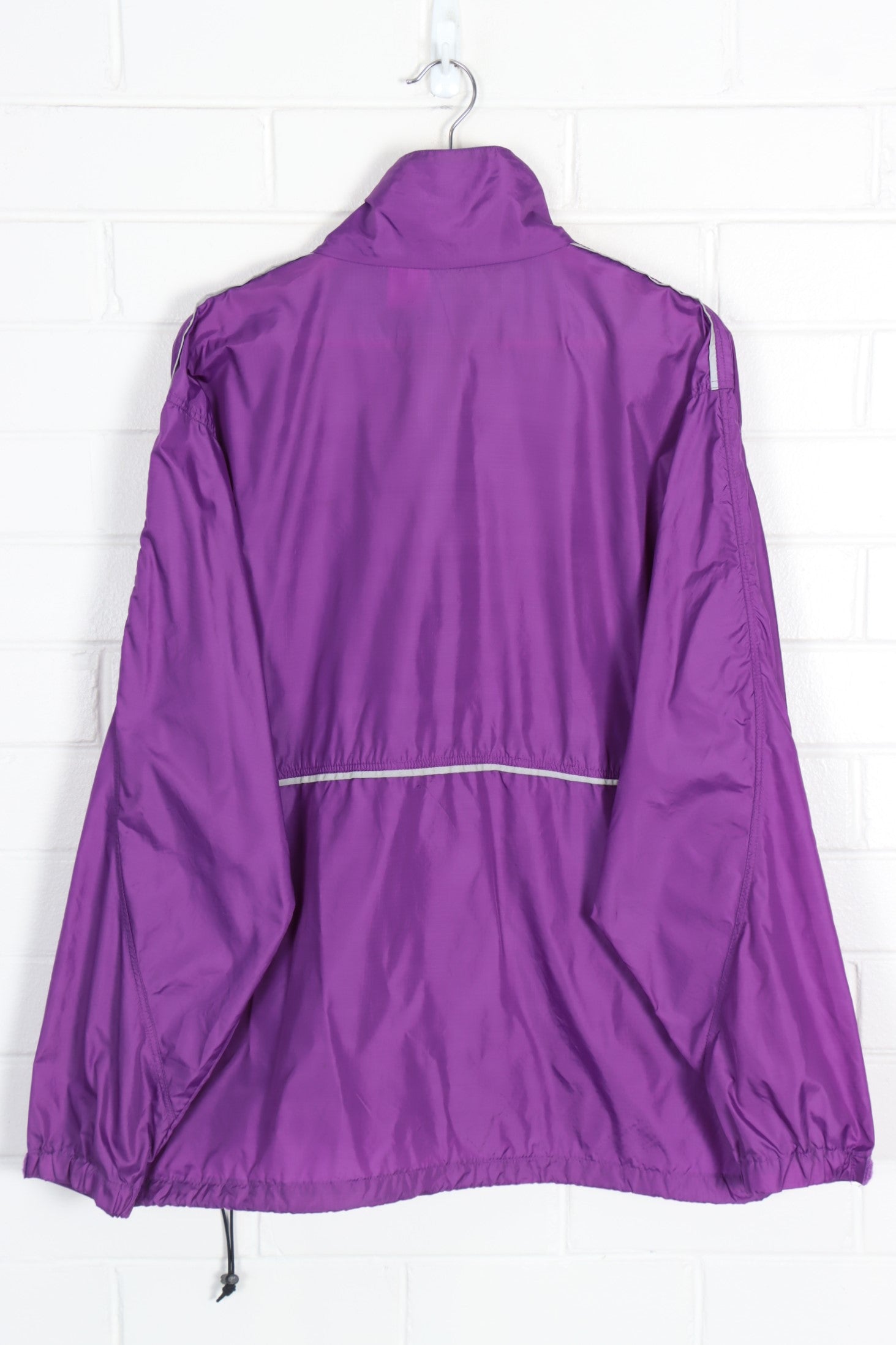 PATAGONIA Thin Purple 1/4 Button Zip Spray Jacket (XL)