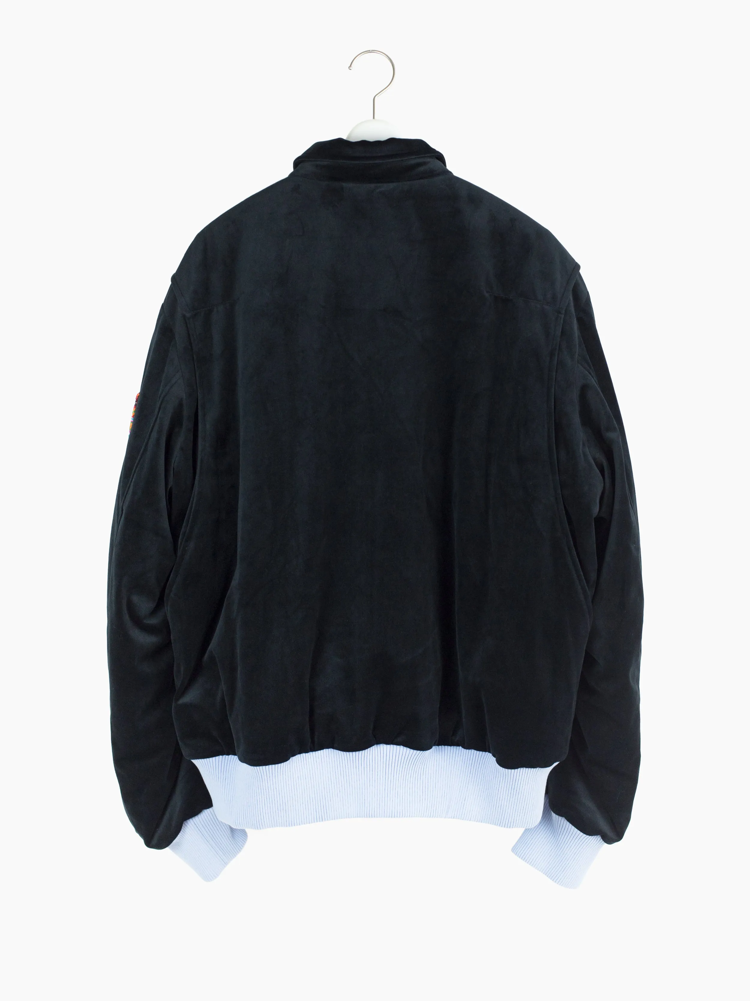 Penultimate AW21 Velour Panelled Bomber Jacket