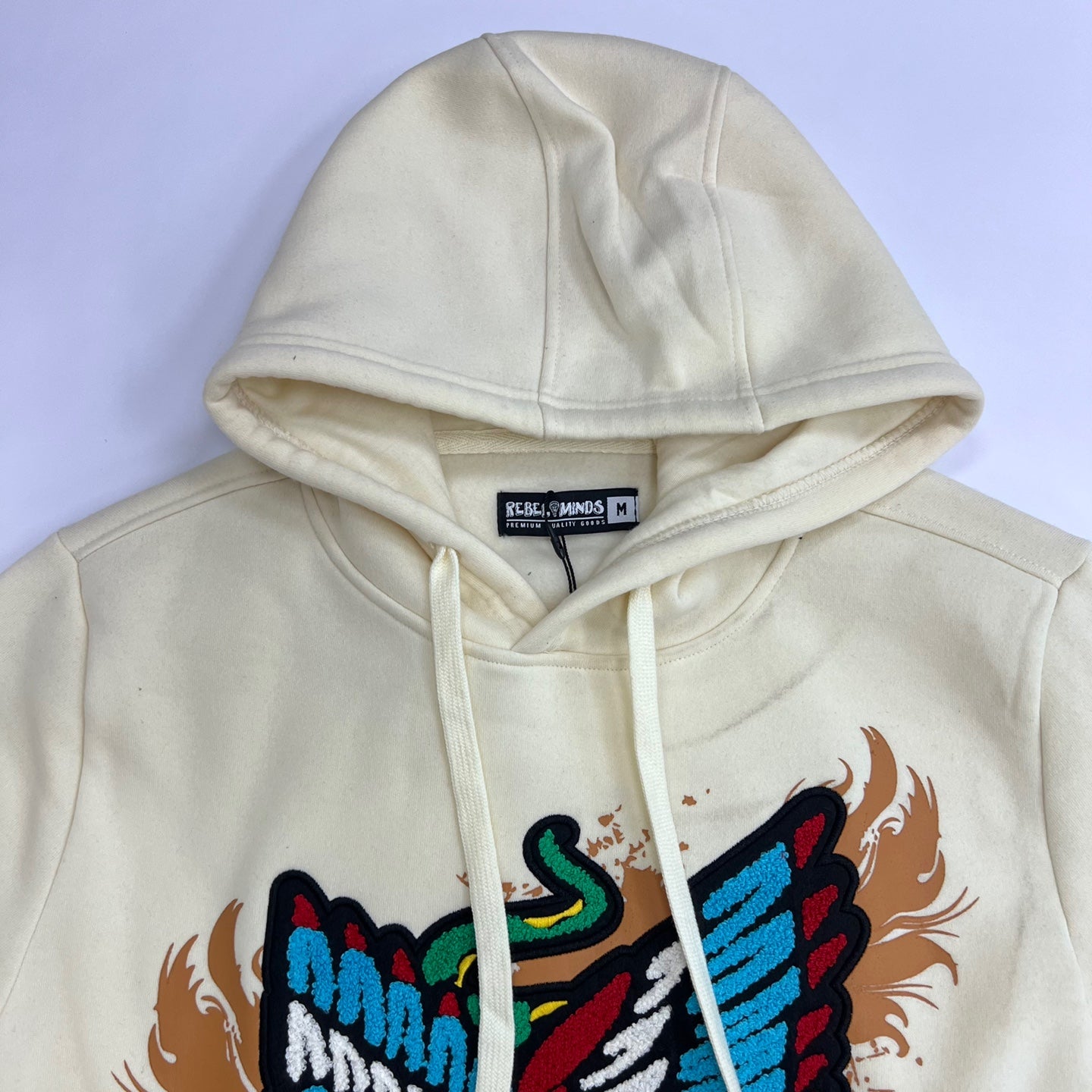 REBELMINDS Graphic Printed Pullover Hoodie