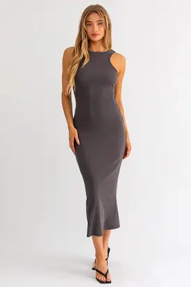 Ribbed Knit Maxi Dress