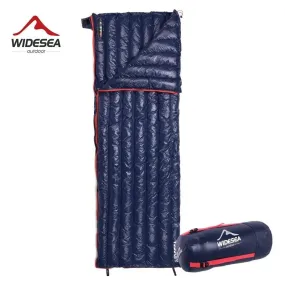 Sac de couchage ultraléger à 90% de duvet de canard confort +11°C / +6°C (à partir de 660g) Widesea – Down Sleeping Bag