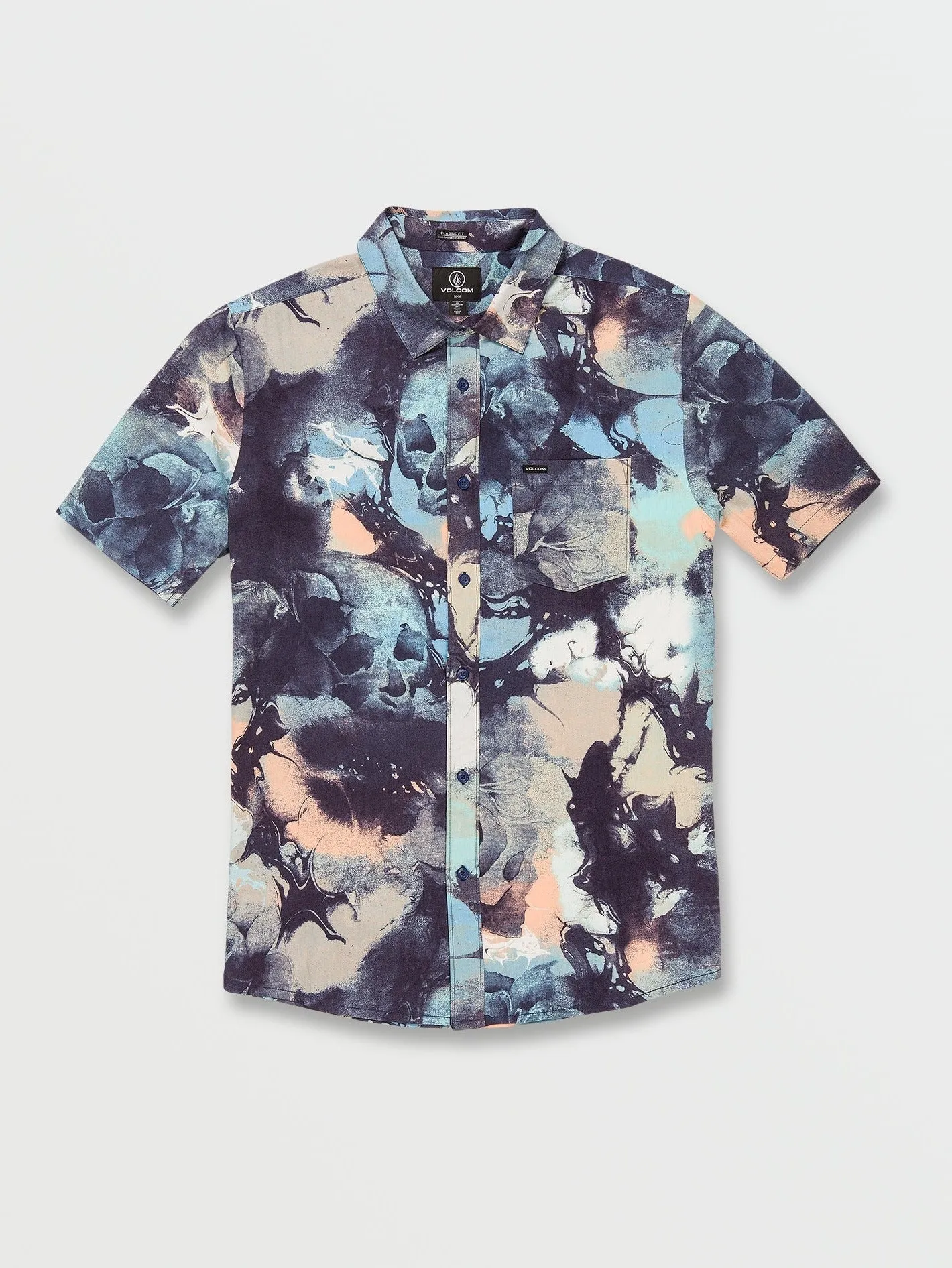 Skulli Print Short Sleeve Shirt