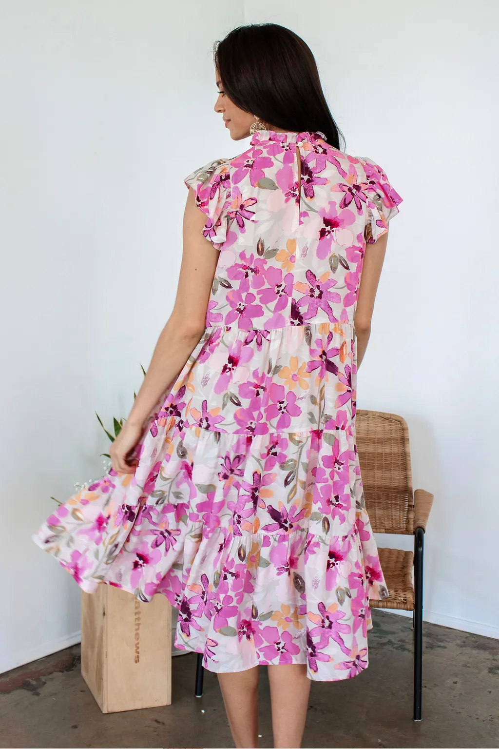 Superbloom Floral Midi Dress