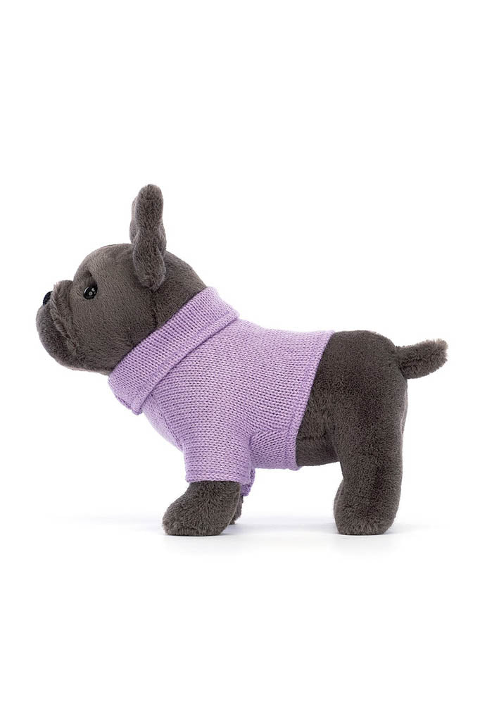 Sweater French Bulldog Purple