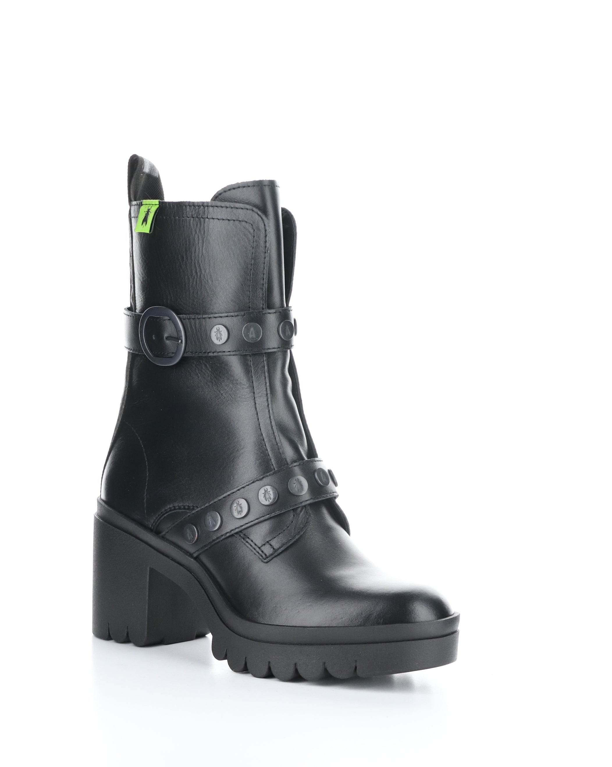 TAMA888FLY 000 BLACK Round Toe Boots