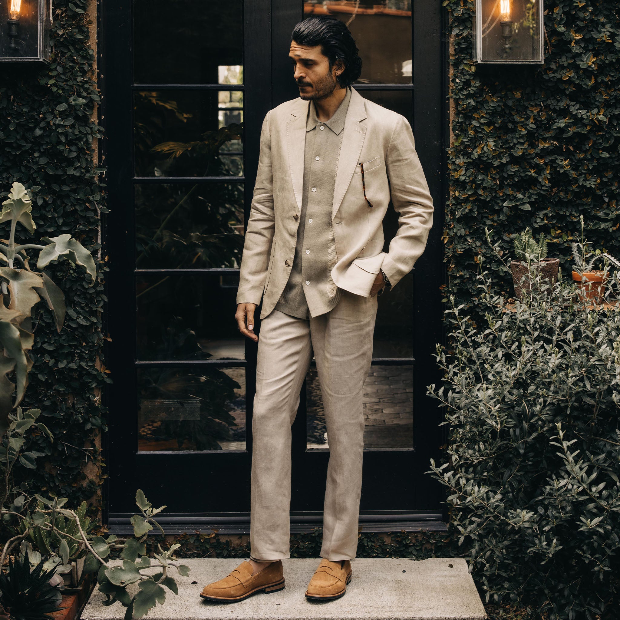 The Sheffield Sportcoat in Natural Linen